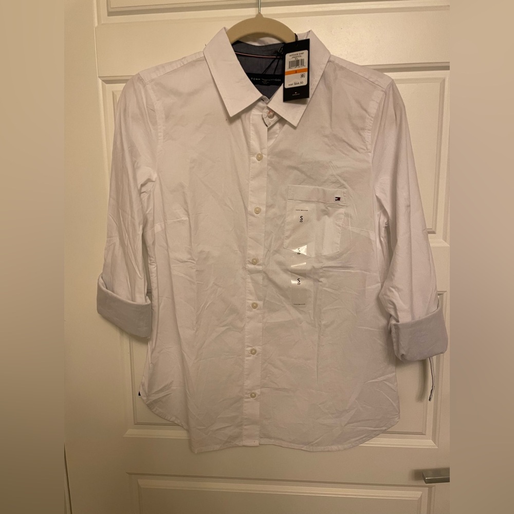 Tommy Hilfiger White Button Down — NWT